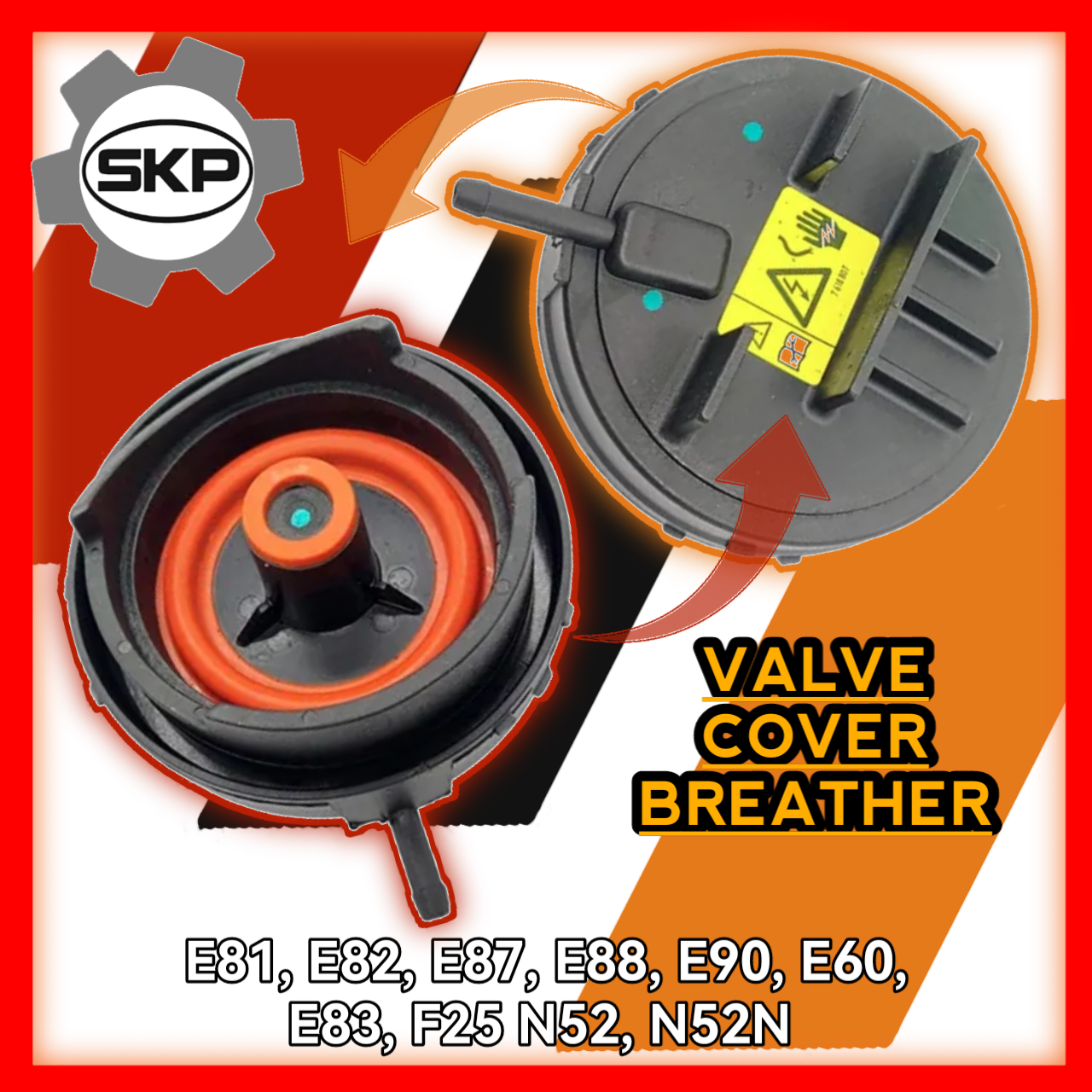 Valve Cover Breather E81 E82 E87 E88 E90 E60 E83 F25 N52 N52N