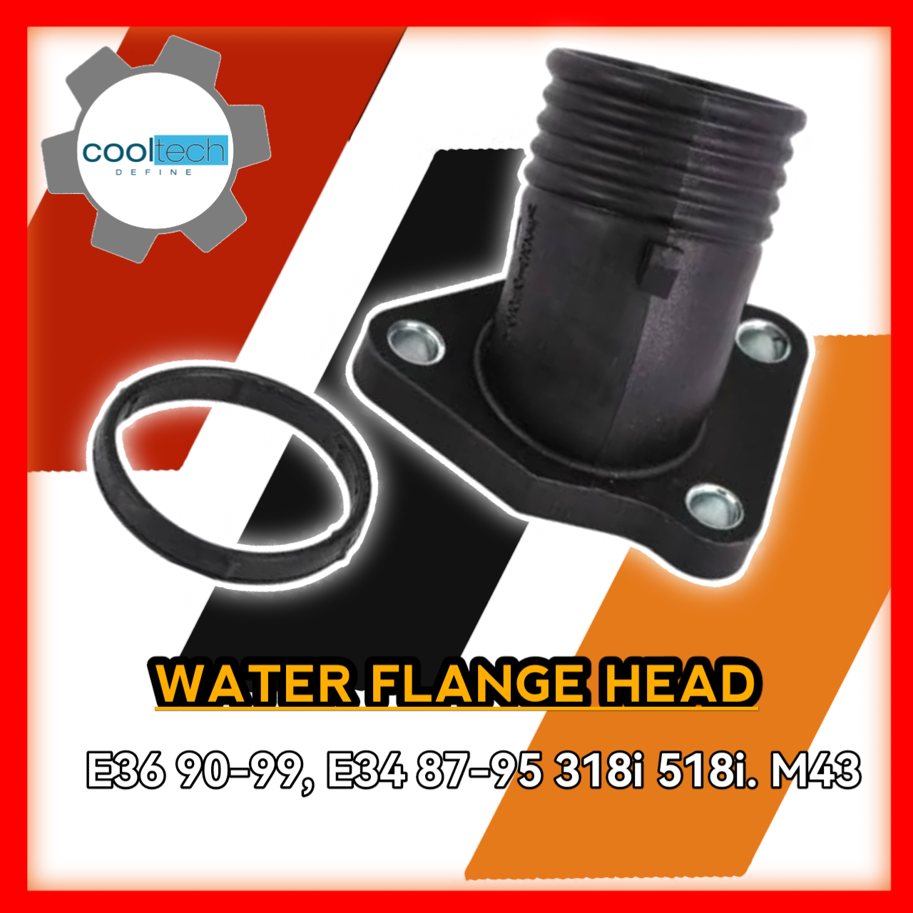 Water Flange Head E36 1990 to 1999 E34 1987 to 1990 318i 518i M43