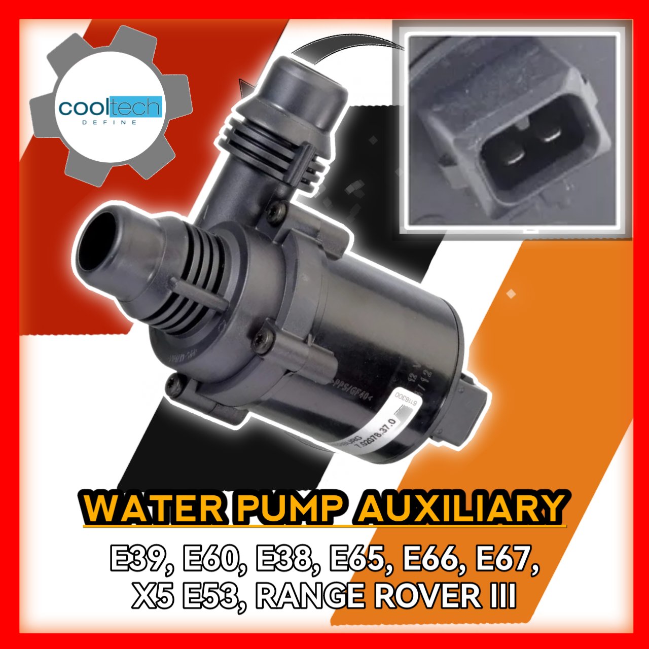 Water Pump Auxiliary E39 E60 E38 E65 E66 E67 X5 E53 Range Rover III