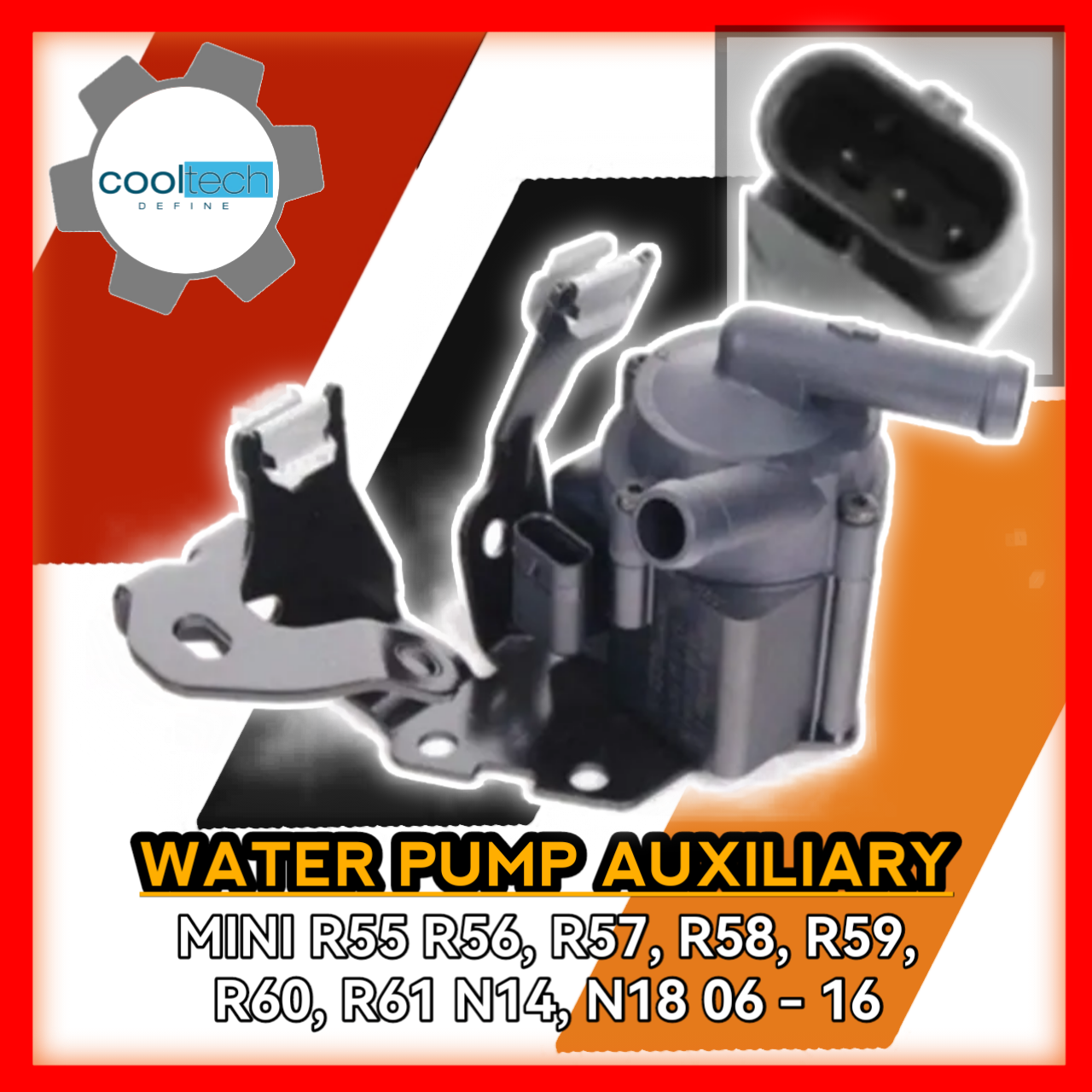 Water Pump Auxiliary Mini R55 R56 R57 R58 R59 R60 R61 N14 N18 2006 to 2016