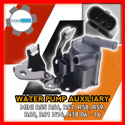 Water Pump Auxiliary Mini R55 R56 R57 R58 R59 R60 R61 N14 N18 2006 to 2016