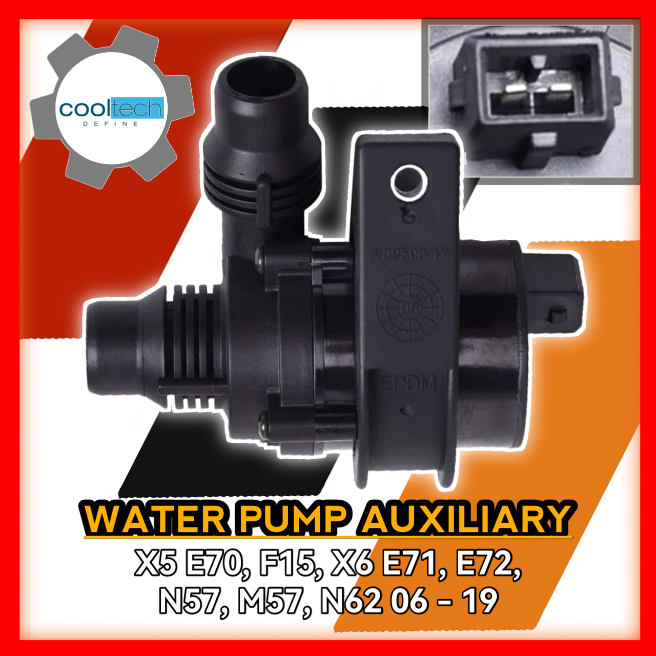 Water Pump Auxiliary X5 E70 F15 X6 E71 E72 N57 M57 N62 2006 - 2019 405915