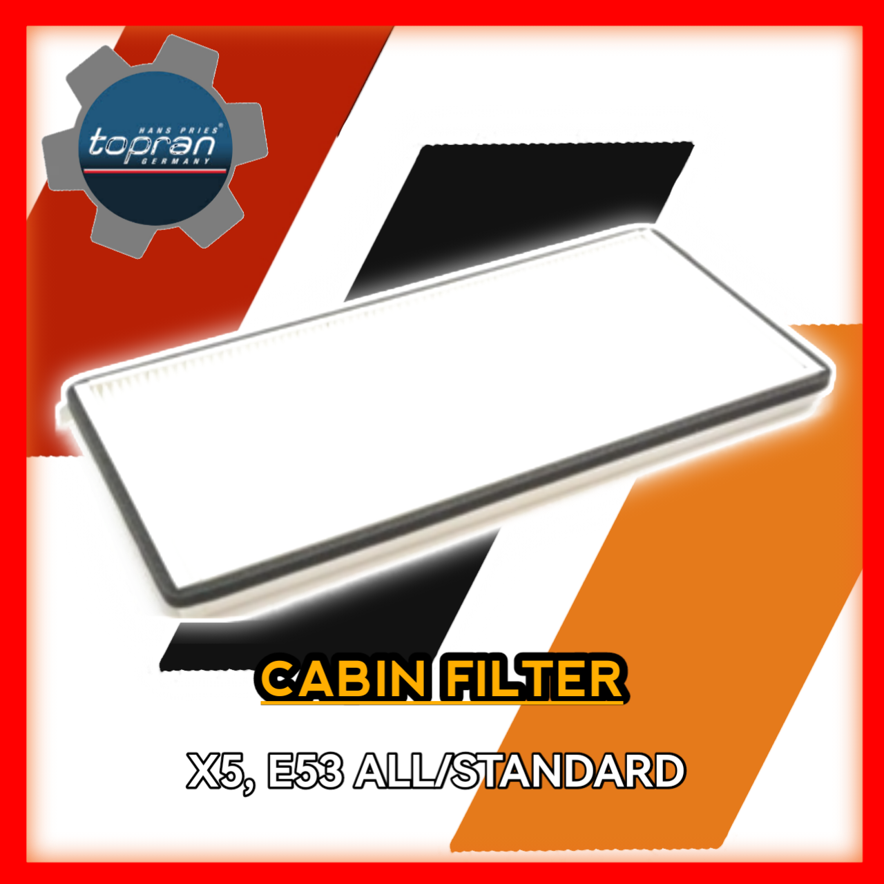 Cabin Filter X5 E53 All/Standard