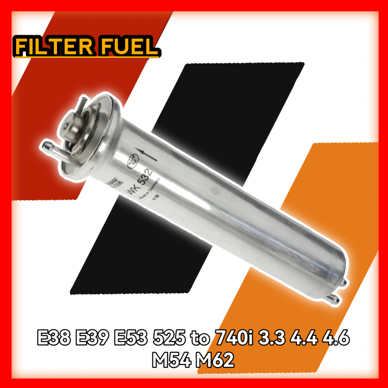 Fuel Filter E103 E38 E39 E46 E53 318i 525 to 740i 3.3 4.4 4.6 N42 M54 M62 401920