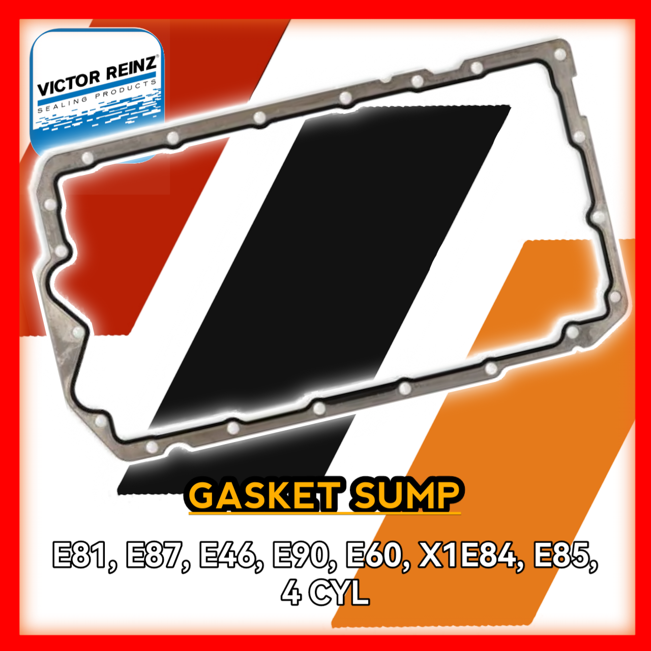 Gasket Sump E81 E87 E46 E90 E60 X1E84 E85 4 CYL 400908HP