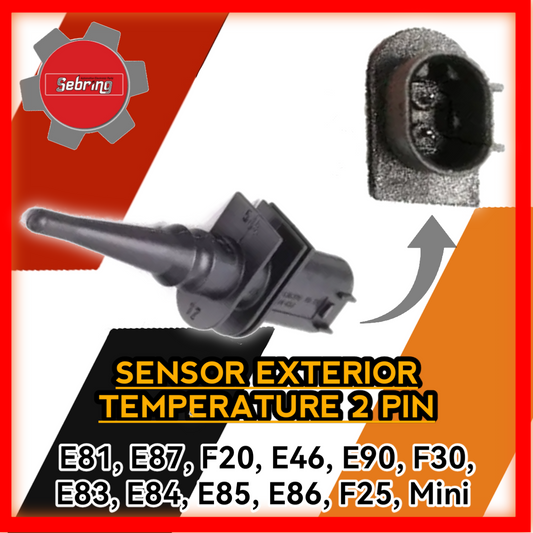 Sensor Exterior Temperature 2 Pin E81 E87 F20 E46 E90 F30 E83 E84 E85 E86 F25 Mini 426015