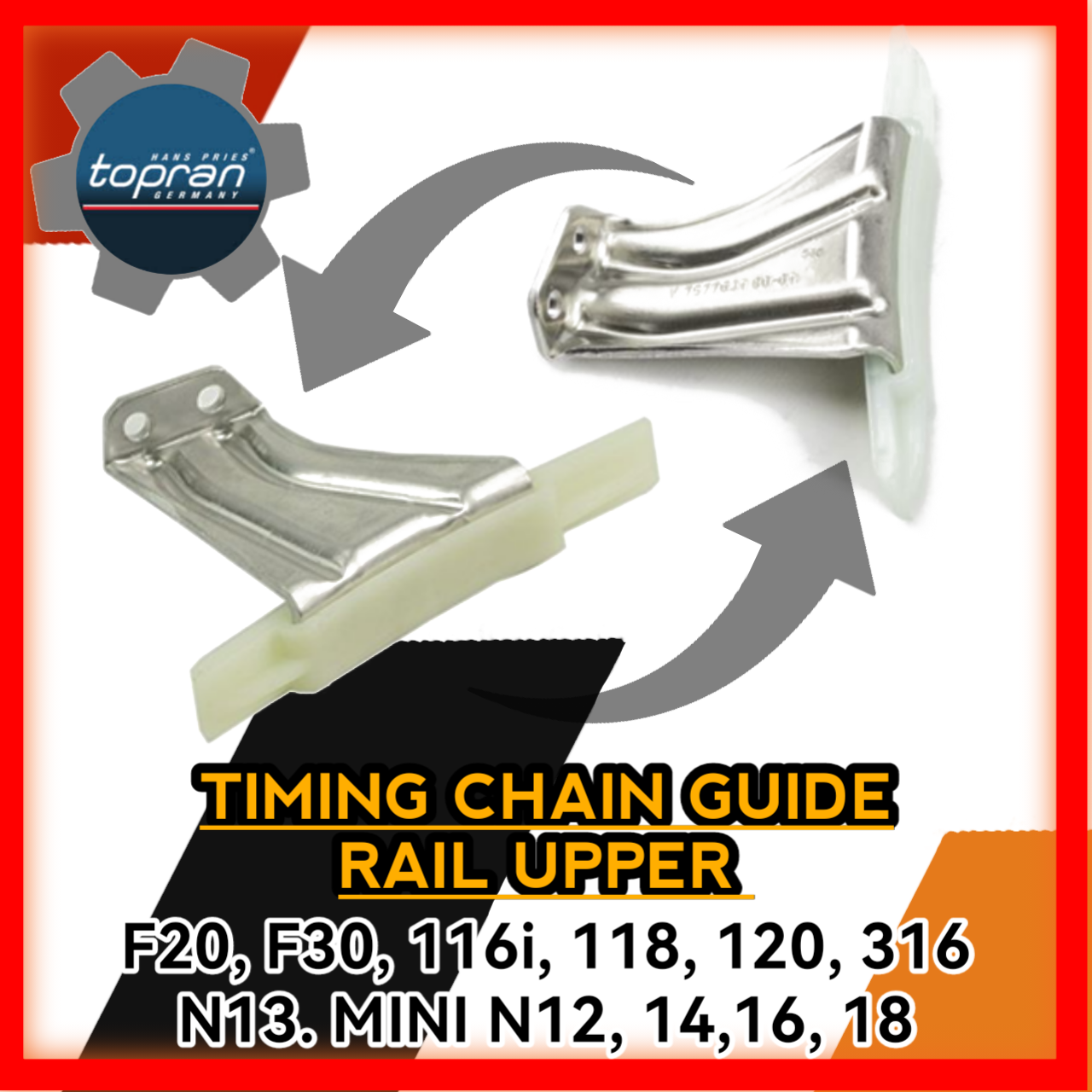 Timing Chain guide rail upper F20 F30 116i 118 120 316 N13 Mini N12 N14 N16 N18 431434HP