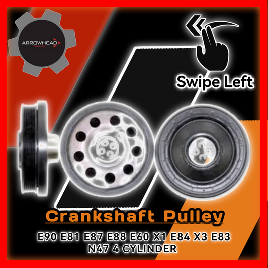 Crankshaft Pulley Damper Vibration E90 E81 E87 E88 E60 X1 E84 X3 E83 M47 4 CYLINDER 4103376